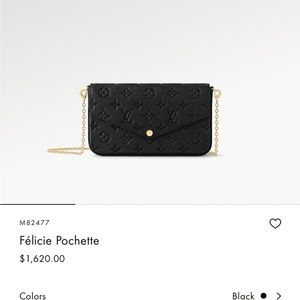 Authentic Louis Vuitton Félicie Pochette